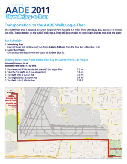 Transpotation to the event